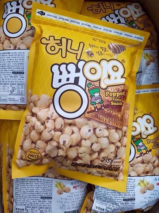 Bắp Rang Tẩm Mật Ong - Phô Mai Hàn Quốc 255g
