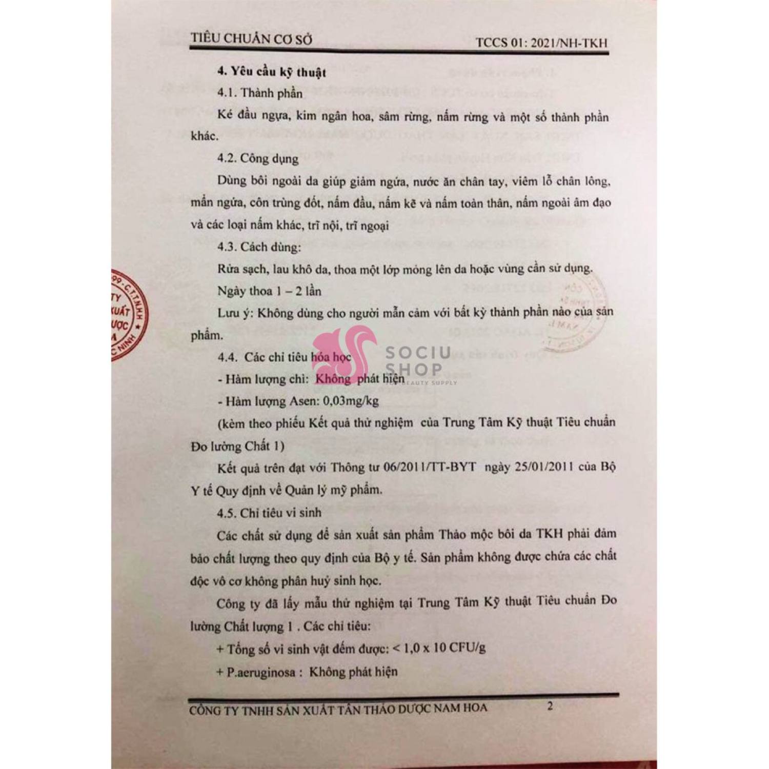 Thảo mộc bôi da Trần Kim Huyền