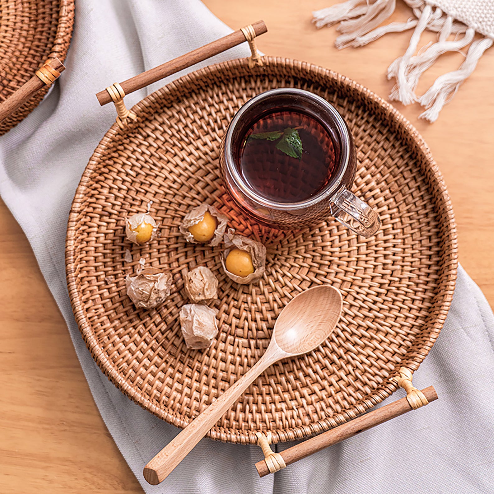 Khay mây tre Decor Handmade giá xưởng