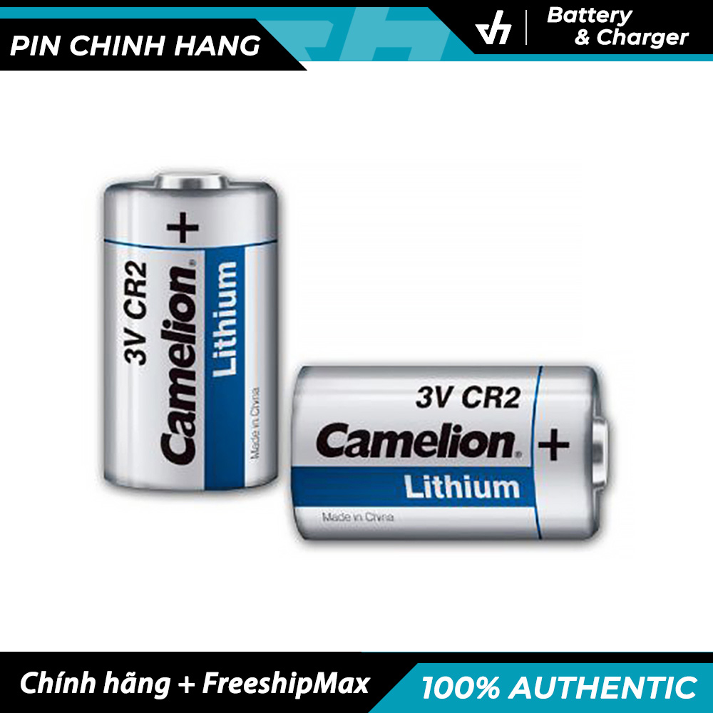 2 Pin máy ảnh Camelion CR2 - Pin Lithium điện áp 3V