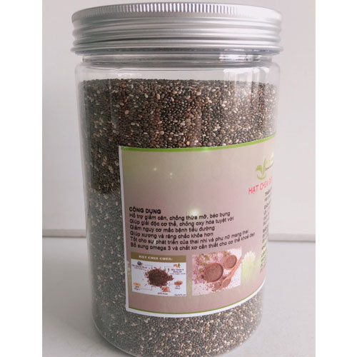 [HCM]Hạt chia đen (hủ 200gr)