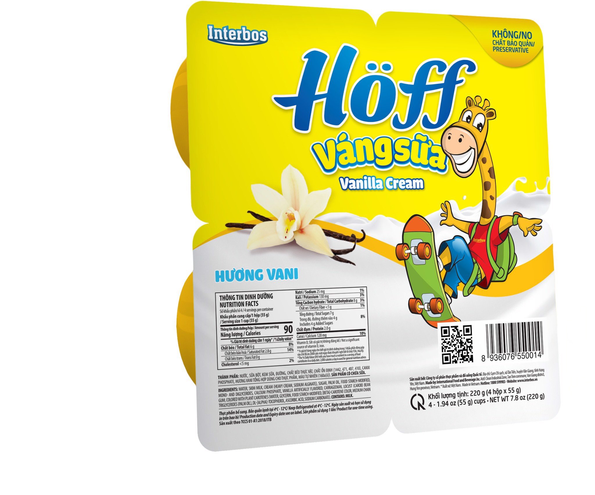 VÁNG SỮA HOFF SỮA NON , ÓC CHÓ , VANI , HẠT DẺ ( Date mới )