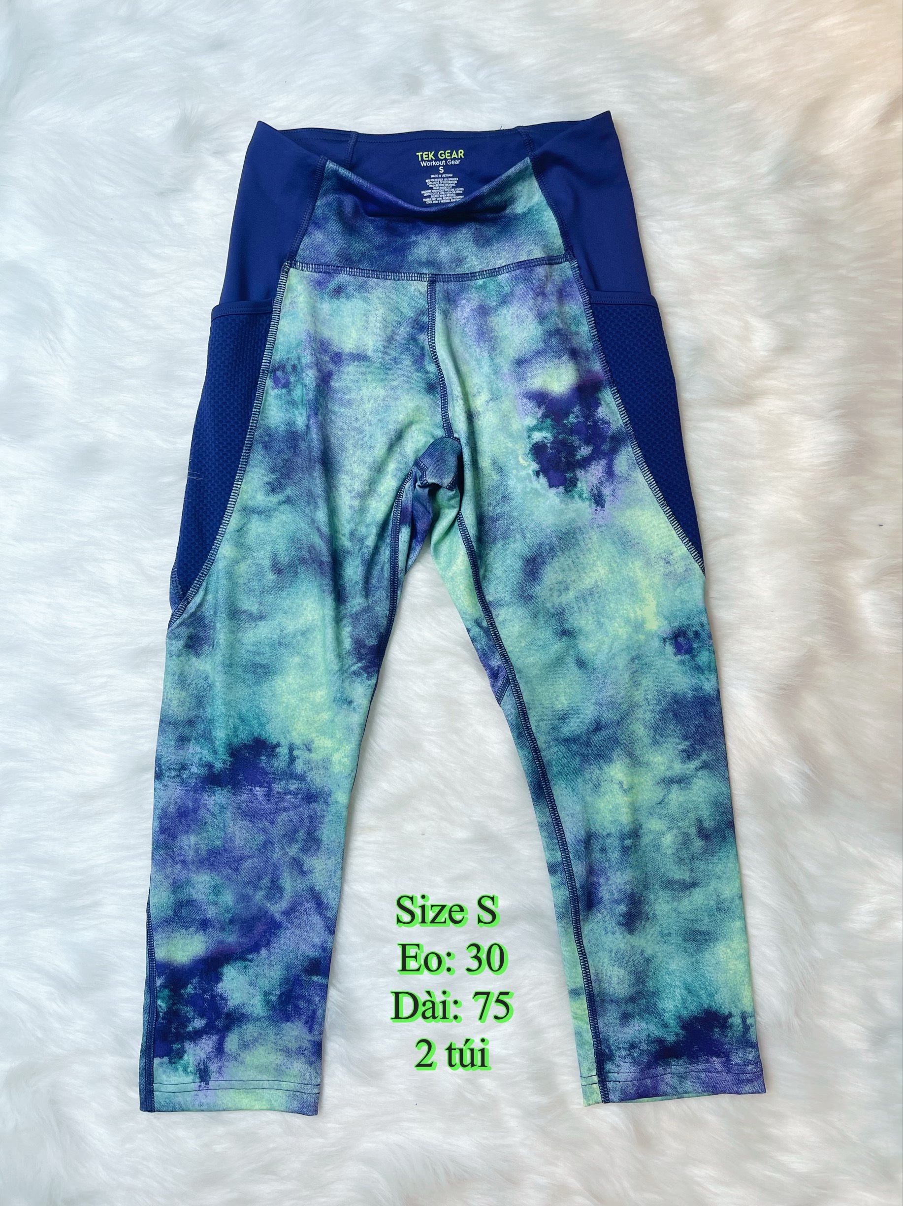 Quần tập lửng Tek gear Pocket Capri legging size S