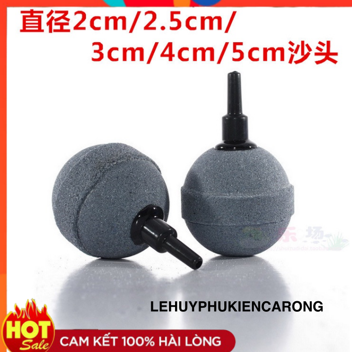 "Hoàn tiền đến 10%" Sủi oxy siêu mịn (đầu tròn nhựa 2cm, 2cm5,3cm, 4cm, 5cm ), Dây Sủi Oxy 5mm cao cấp