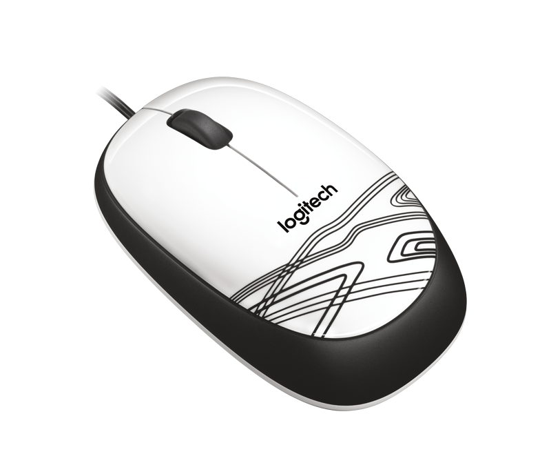 Chuột Có Dây Logitech MOUSE M105 - Hàng Chính Hãng