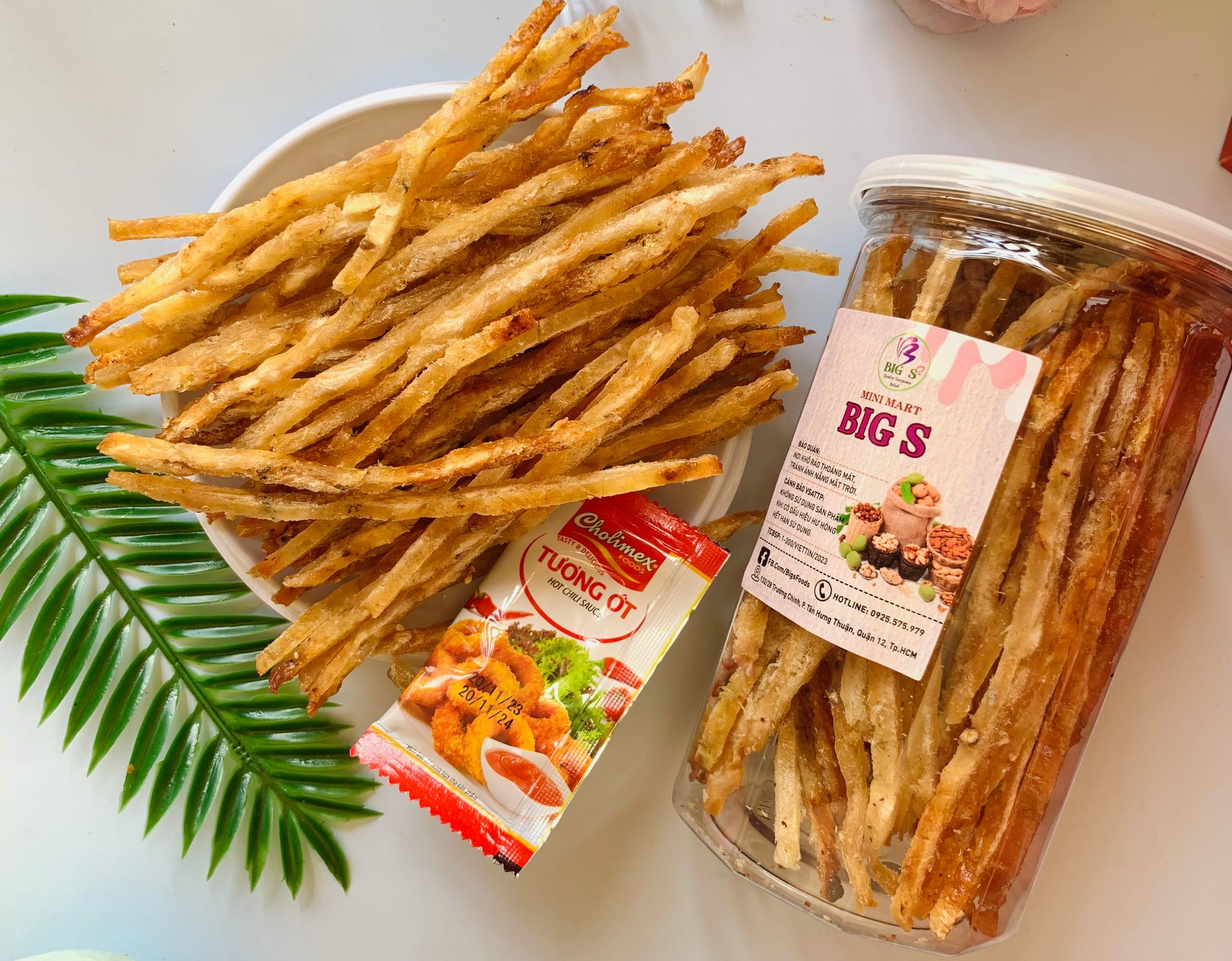 250G Khô Cá Thiều Tẩm Vị ( dạng que) BIGS