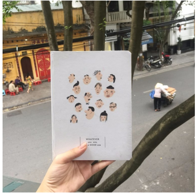 Sổ tay ruột Dot Crabit Notebuck - Mặt người