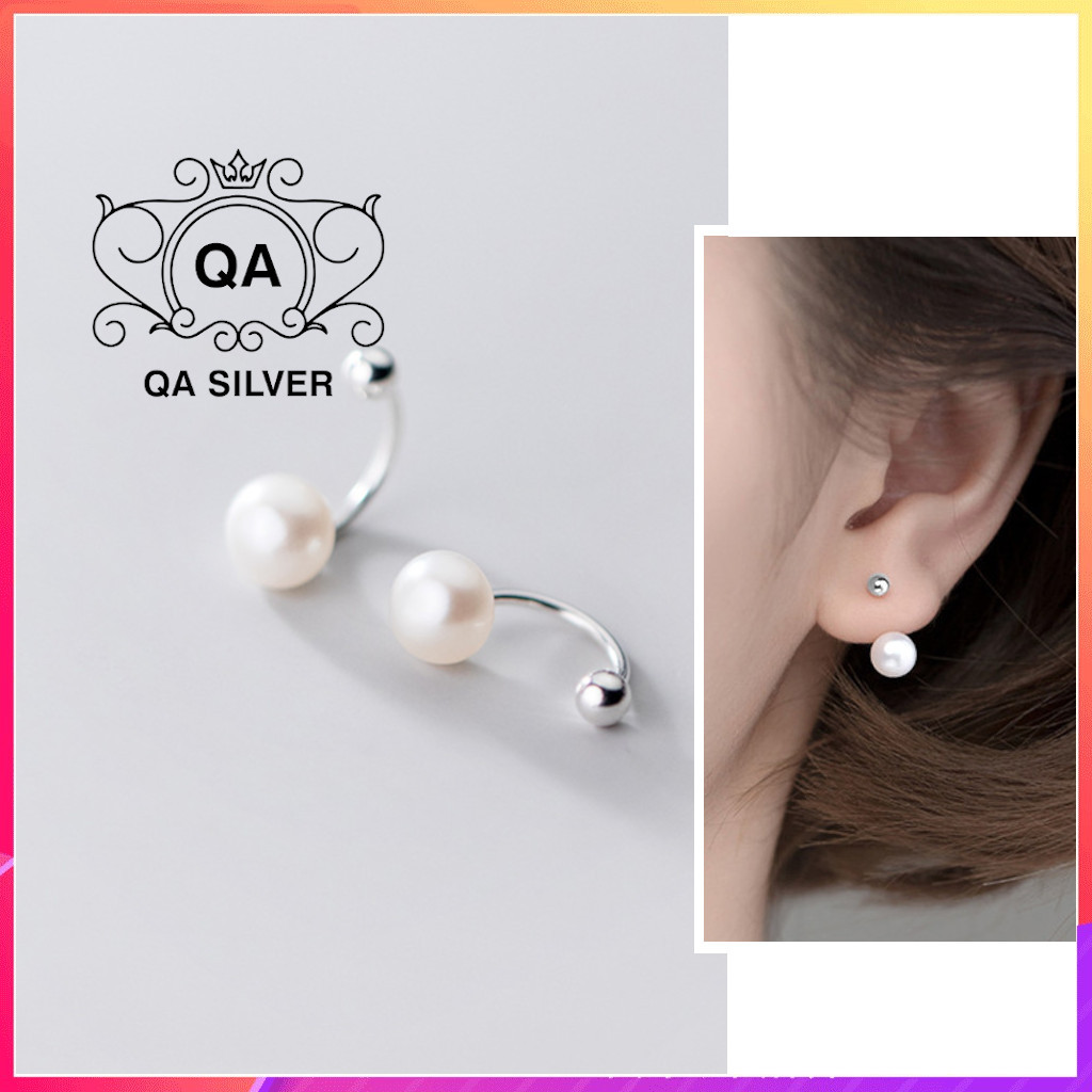 PEARL QA SILVER Earrings