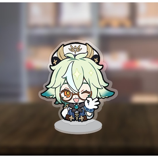 Mô hình standee Genshin Impact Chibi cute dễ thương 3cm