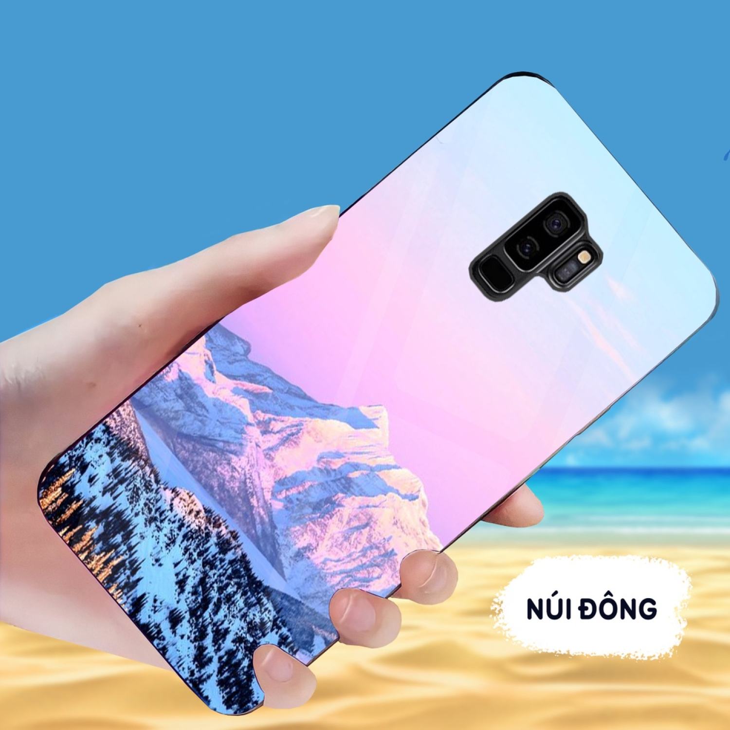 Ốp Lưng Samsung Galaxy S9, S9 Plus mặt kính gương sáng bóng, thời trang