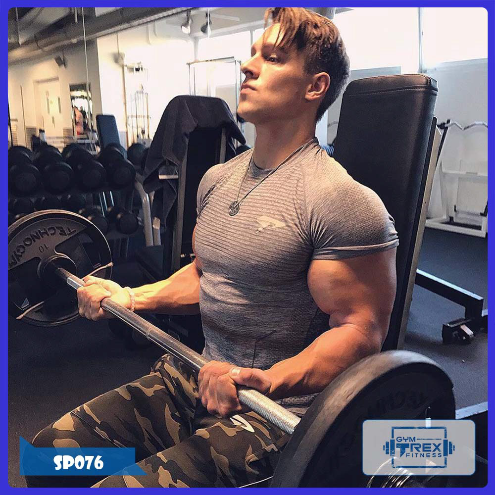 Áo gym nam Gym Trex SP076 - Áo nam tập thun lạnh cao câp co dãn tốt (Men T-Shirt,đồ tập quần áo gym,Áo thun phông, thể dục,thể hình, tạ, Fitness)