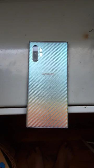 [HCM]Combo 2 miếng decal carbon và 2 cường lực camera Samsung Note 10