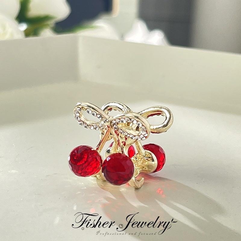 Kẹp Tóc Cỡ Nhỏ Hình Quả Cherry Dễ Thương