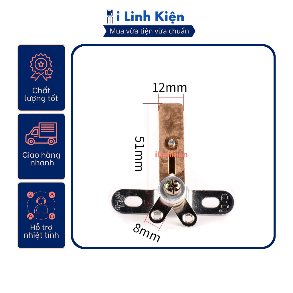 Công tắc nồi cơm điện tiếp điểm đồng 3650W.