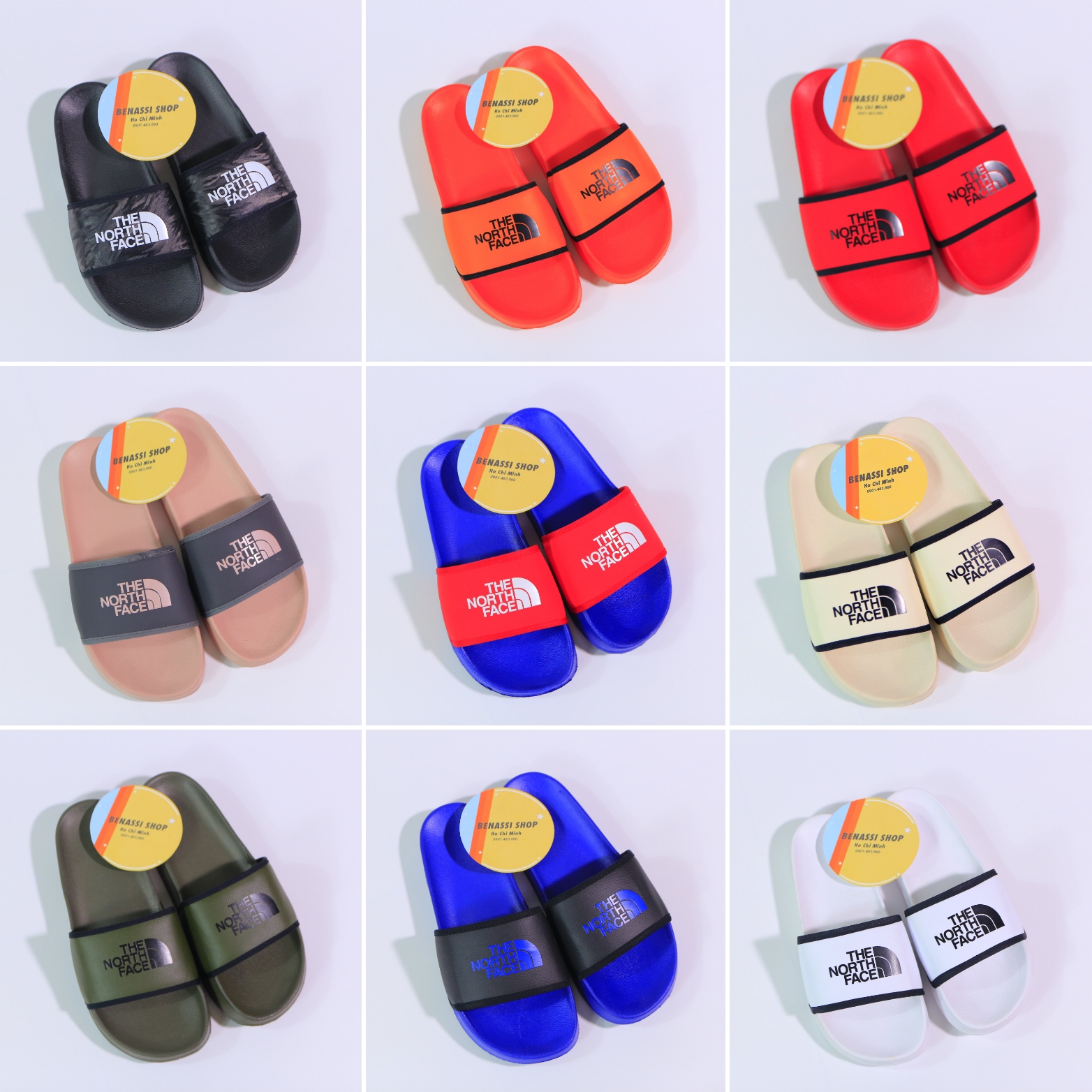 dép bigsize nhiều màu the north face