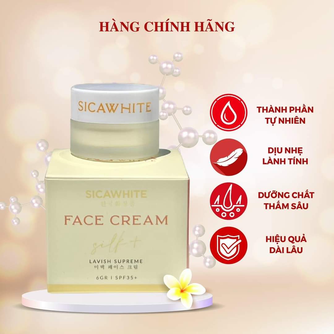 Kem FaCe SiCa White Dưỡng Trắng Da Mờ Thâm