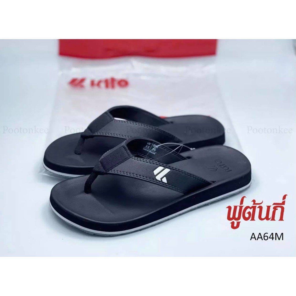 [KITO]Dép Kẹp Nam AA64m แท้จริง Kito Thái Lan (Size 40-43)