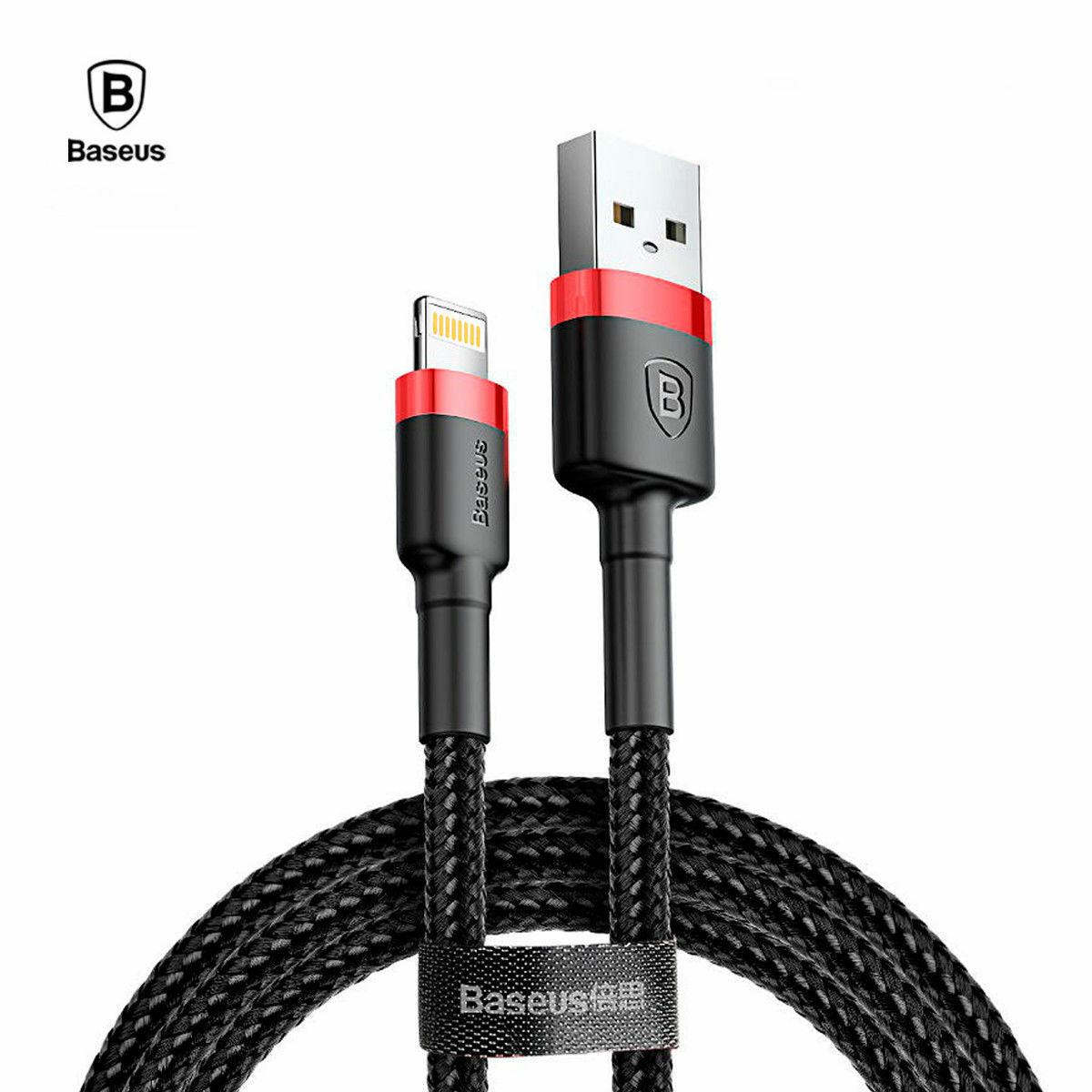 Baseus Cafule USB Lightning Cable 2.4A Data Charging For iPhone X Xs XsMax Xr 8 1M