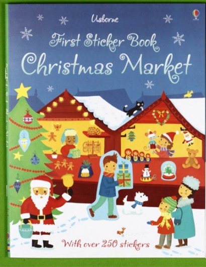 Usborne Sticker Book - Christmas market