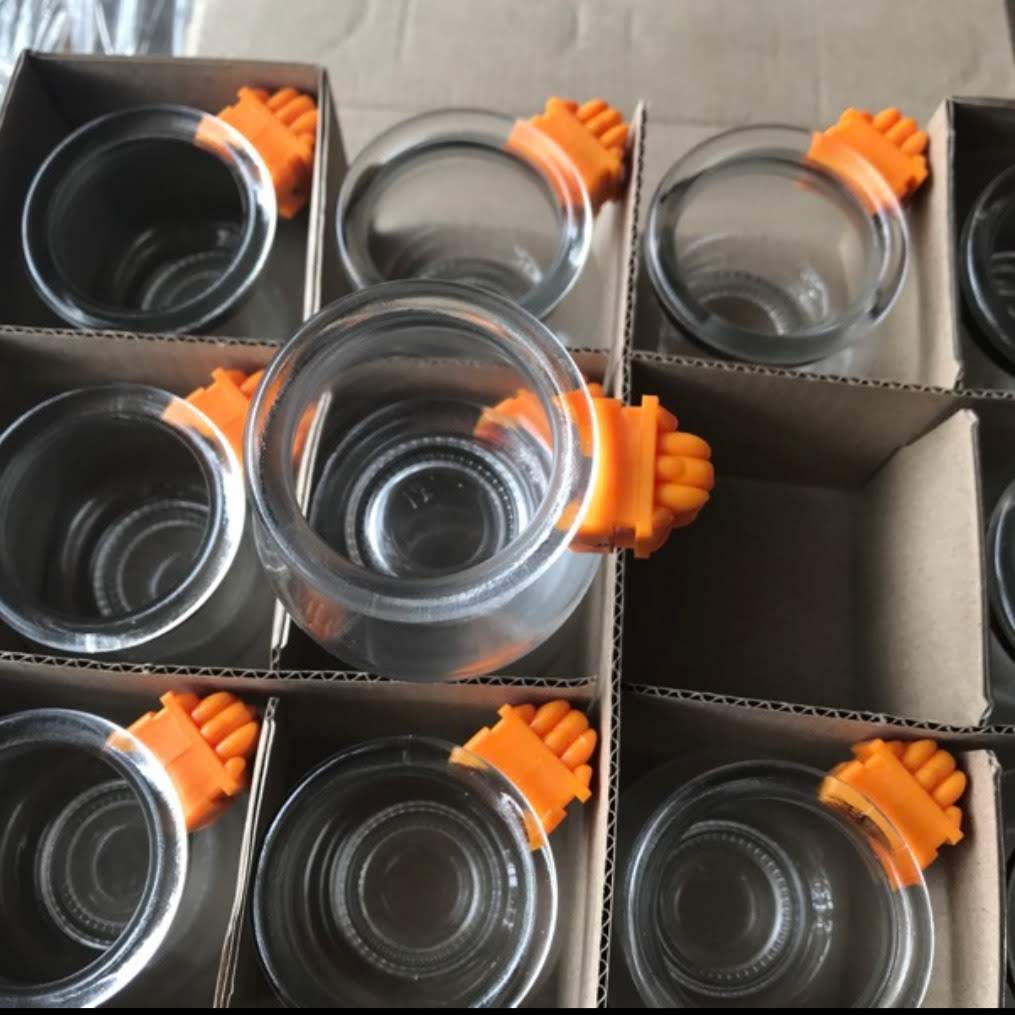 Bộ 12 cóng thủy tinh đựng thức ăn cho chim