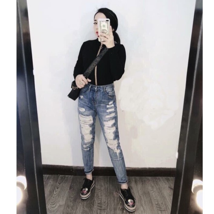 quần jean nữ hình thật 3049 .90kdz