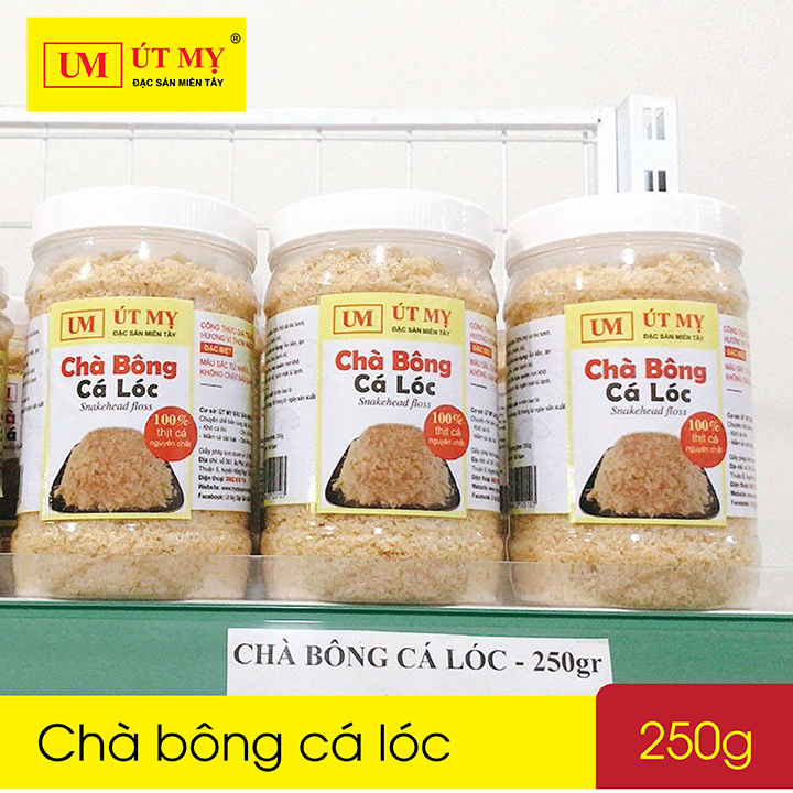 [GIẢM 30%] Chà bông cá lóc Út Mỵ 250gr