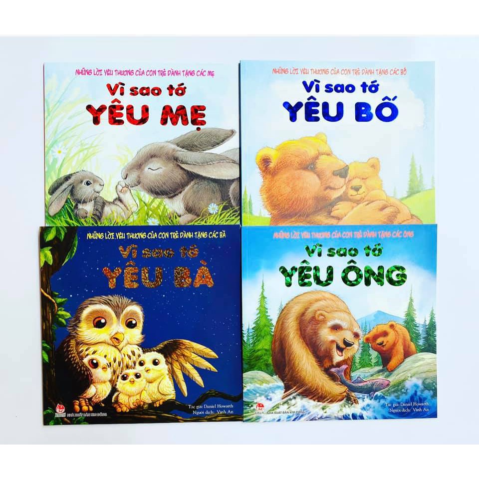 Sách vì sao tớ yêu ông, bà, bố, mẹ