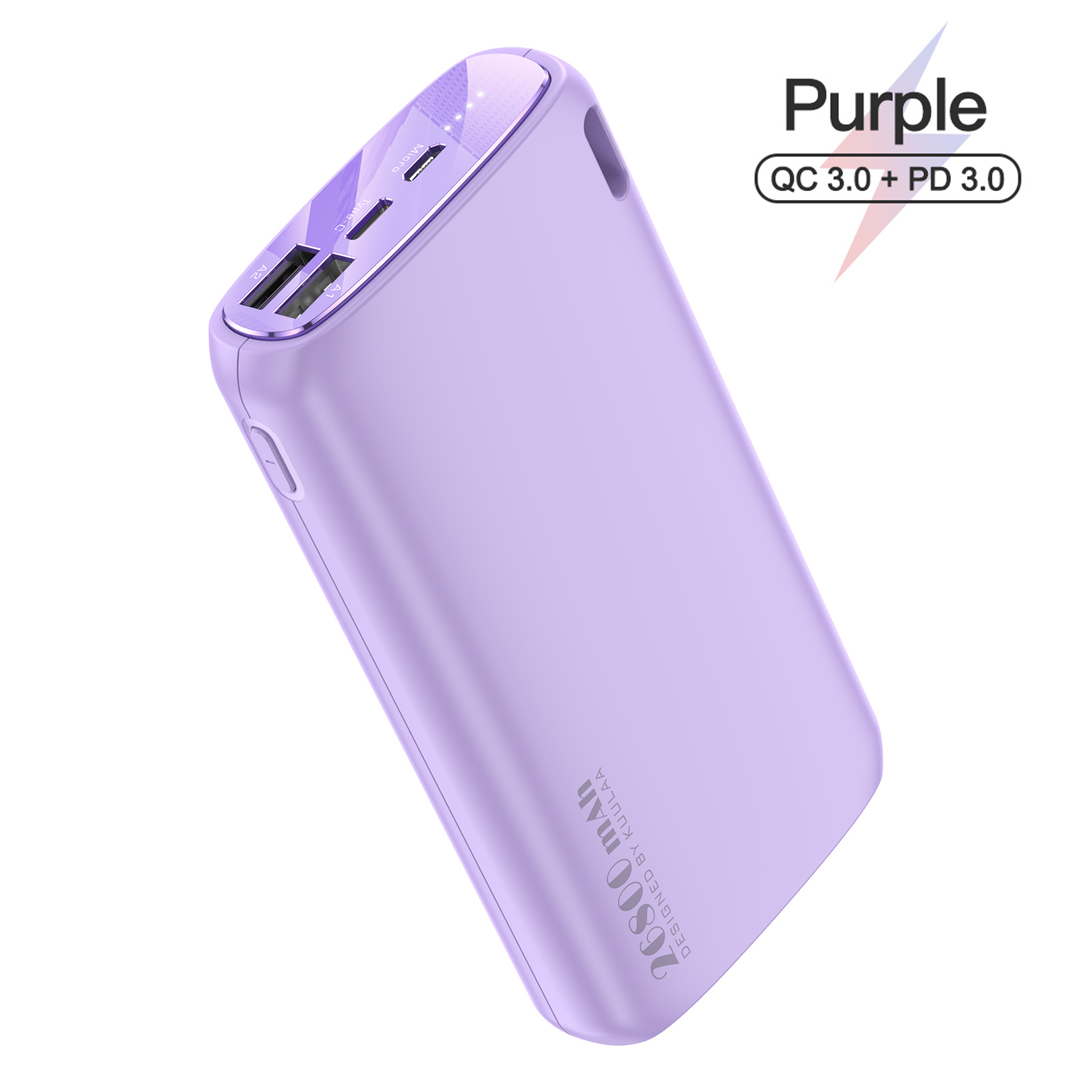 KUULAA Power Bank 20000mAh Quick Charge QC3.0 PD Charge Portable Charging Poverbank Mobile Phone External Battery Charger Powerbank 20000 mAh for Xiaomi Mi
