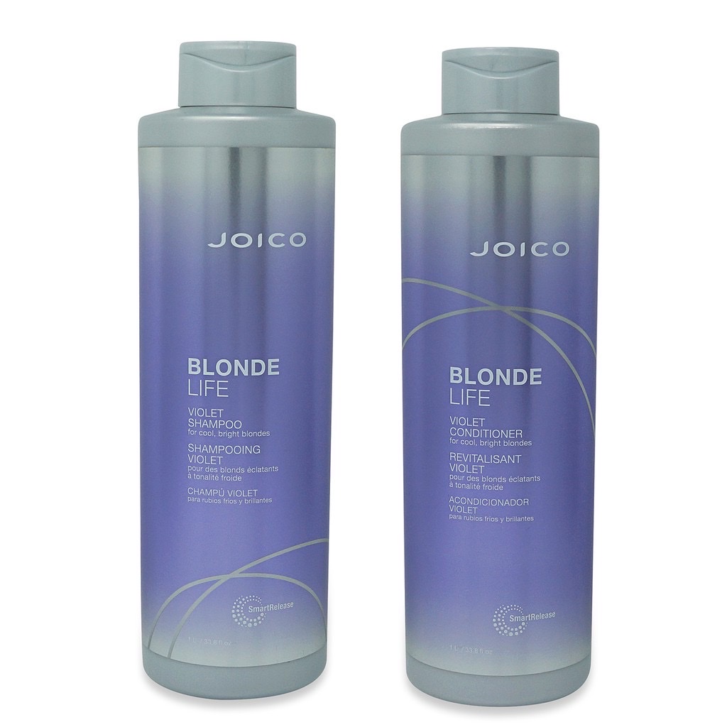 Dầu gội xả tím khử sắc tố vàng Blonde Life Violet Joico 1000mlx2