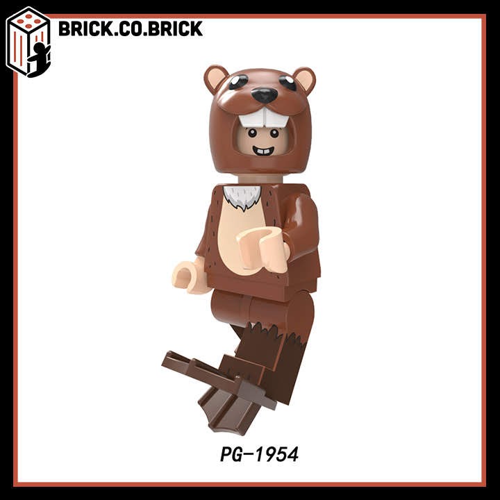 Đồ chơi lắp ráp minifigure và bigfig nhân vật các nhân vật hóa trang động vật pg8223