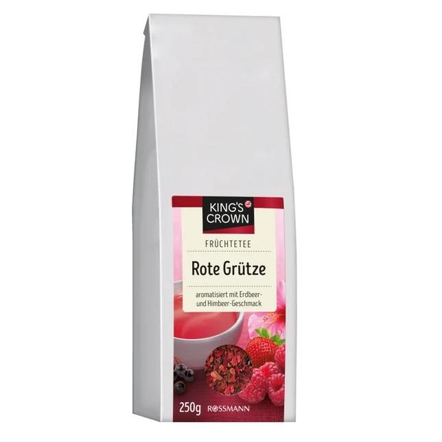 Trà Hoa Quả Kings Crown Rote Grutze 250g - Đức (Dâu - mâm xôi)