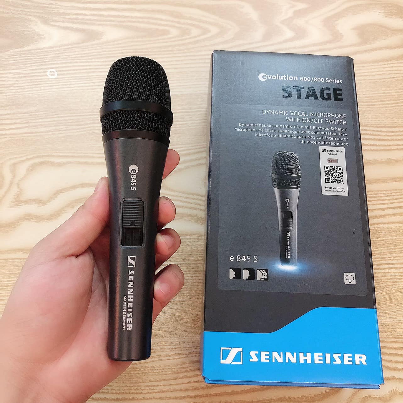 [HCM][Trả góp 0%]Micro Dynamic SENNHEISER E845S Vocal Microphone Chính hãng