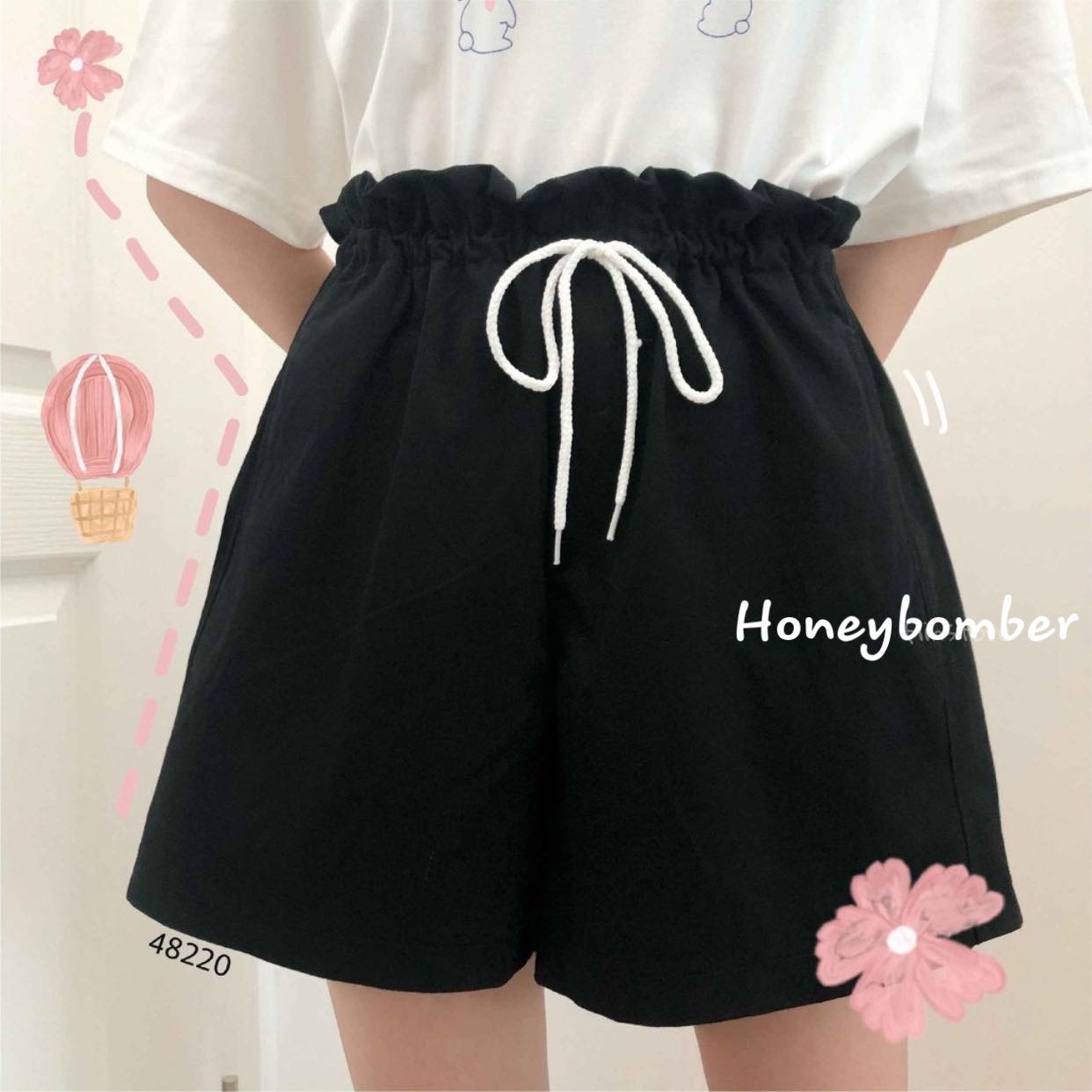 Quần kaki đùi trơn Rút cá tính
