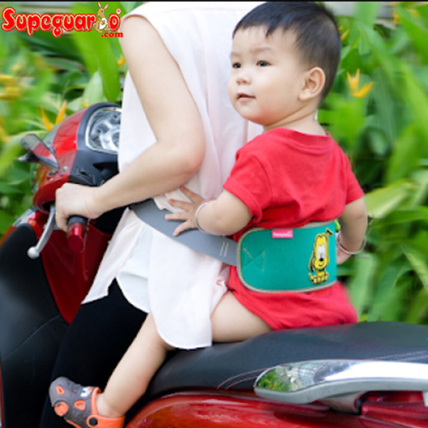 Đai đi xe máy Supeguardo Mini Copper - Đai xe máy an toàn cho bé từ 1 đến 5 tuổi