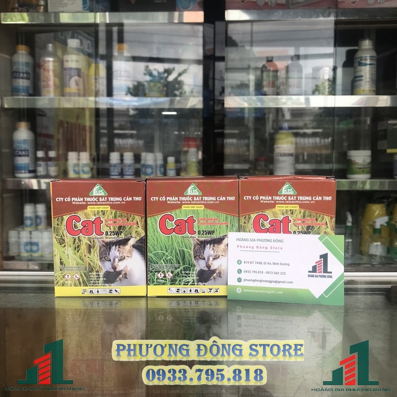 Thuốc diệt chuột dạng bột Cat 0.25WP - gói 10g