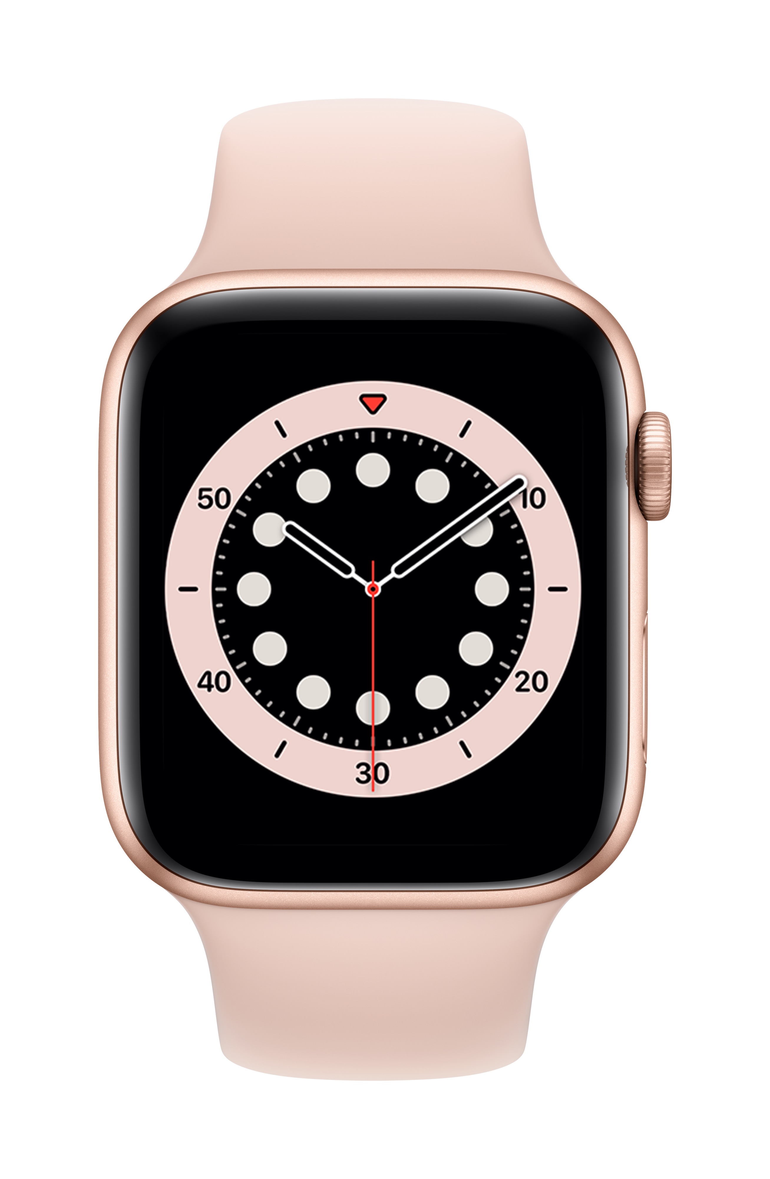 [NEW] Đồng hồ thông minh Apple Watch Series 6 44mm (GPS) Vỏ Nhôm Vàng, Dây Cao Su Vàng (M00E3VN/A) - Hàng chính hãng, mới 100%