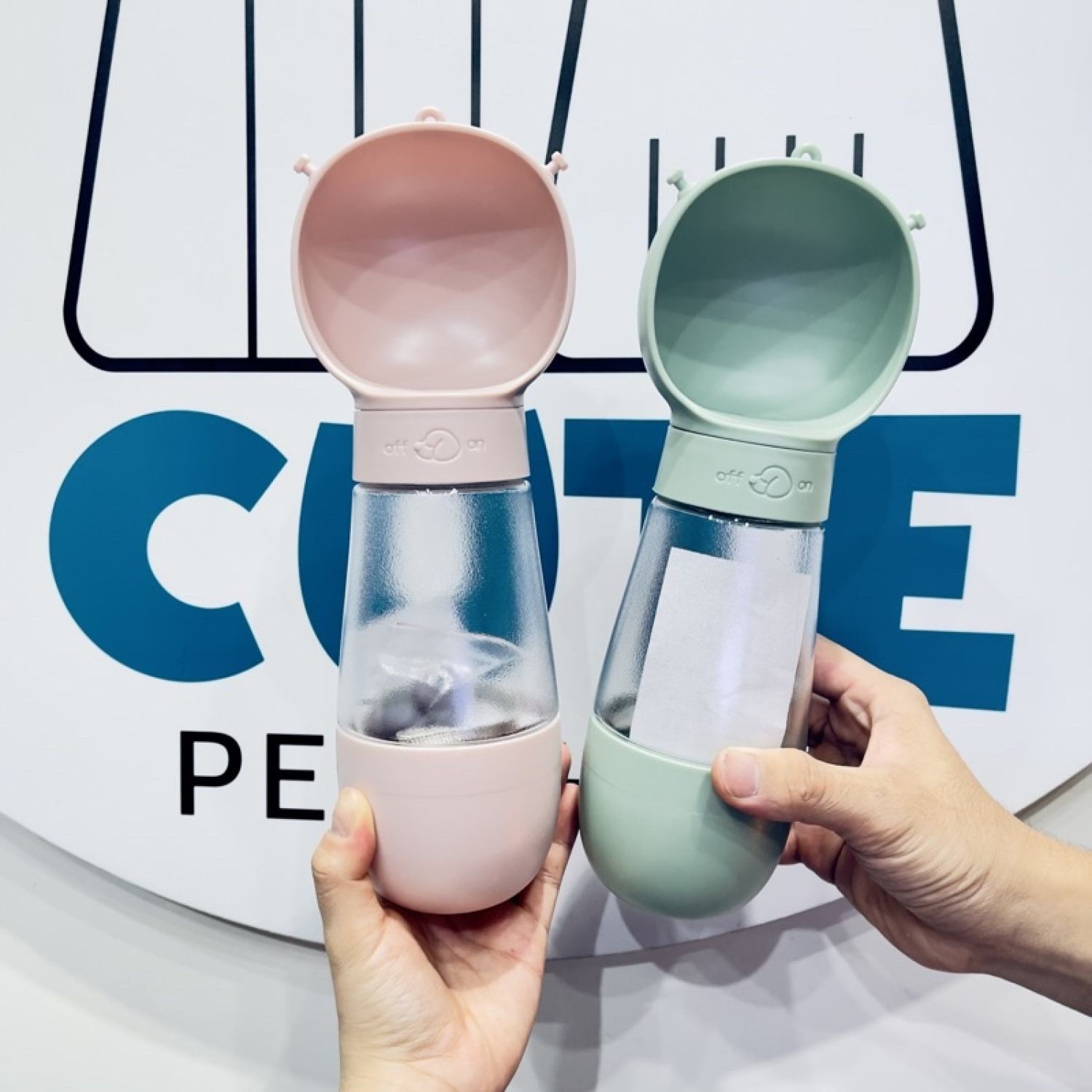Bình nước đi dạo đa năng cho chó mèo cao cấp - bình nước du lịch cho thú cưng