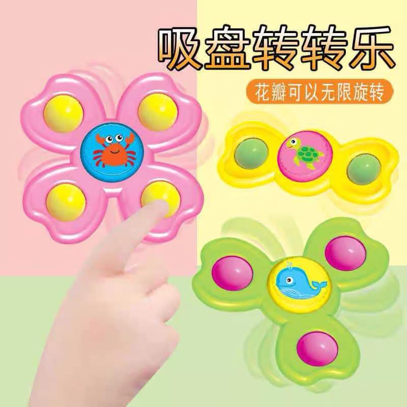 Sét 3 đồ chơi con quay vui nhộn cho bé