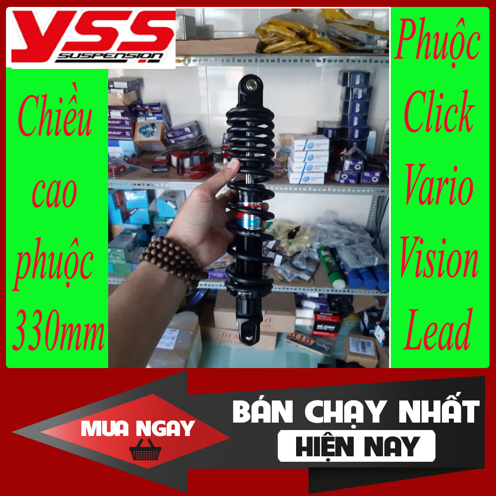 Phuộc YSS HYBRID Click/Vario/Vision/Lead/ SCR 125/150