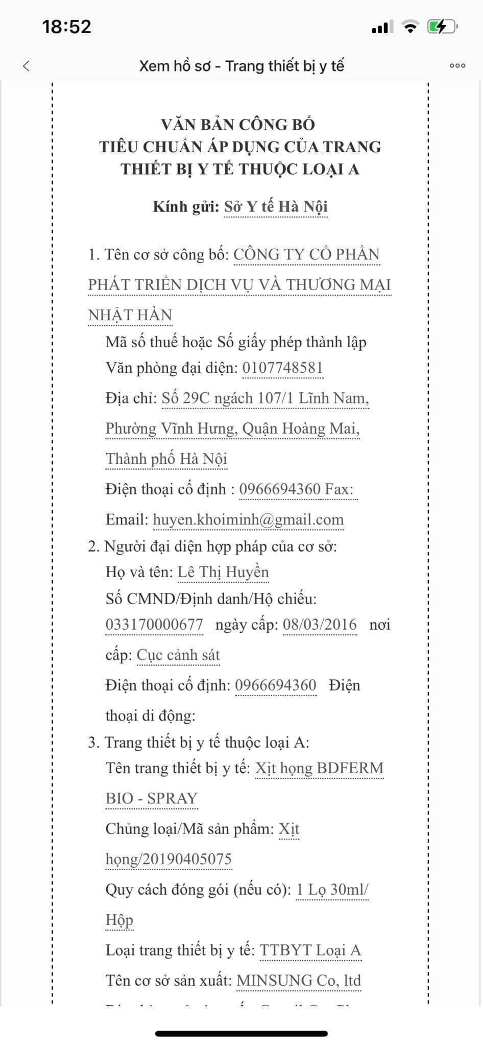 Xịt họng kháng khuẩn sinh học BDFERM BIO - SPRAY