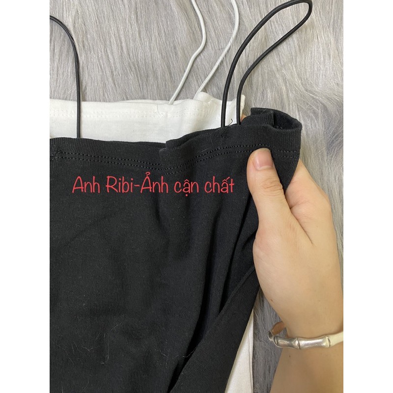 Áo 2 dây bún thun gân( kèm video và ảnh thật)