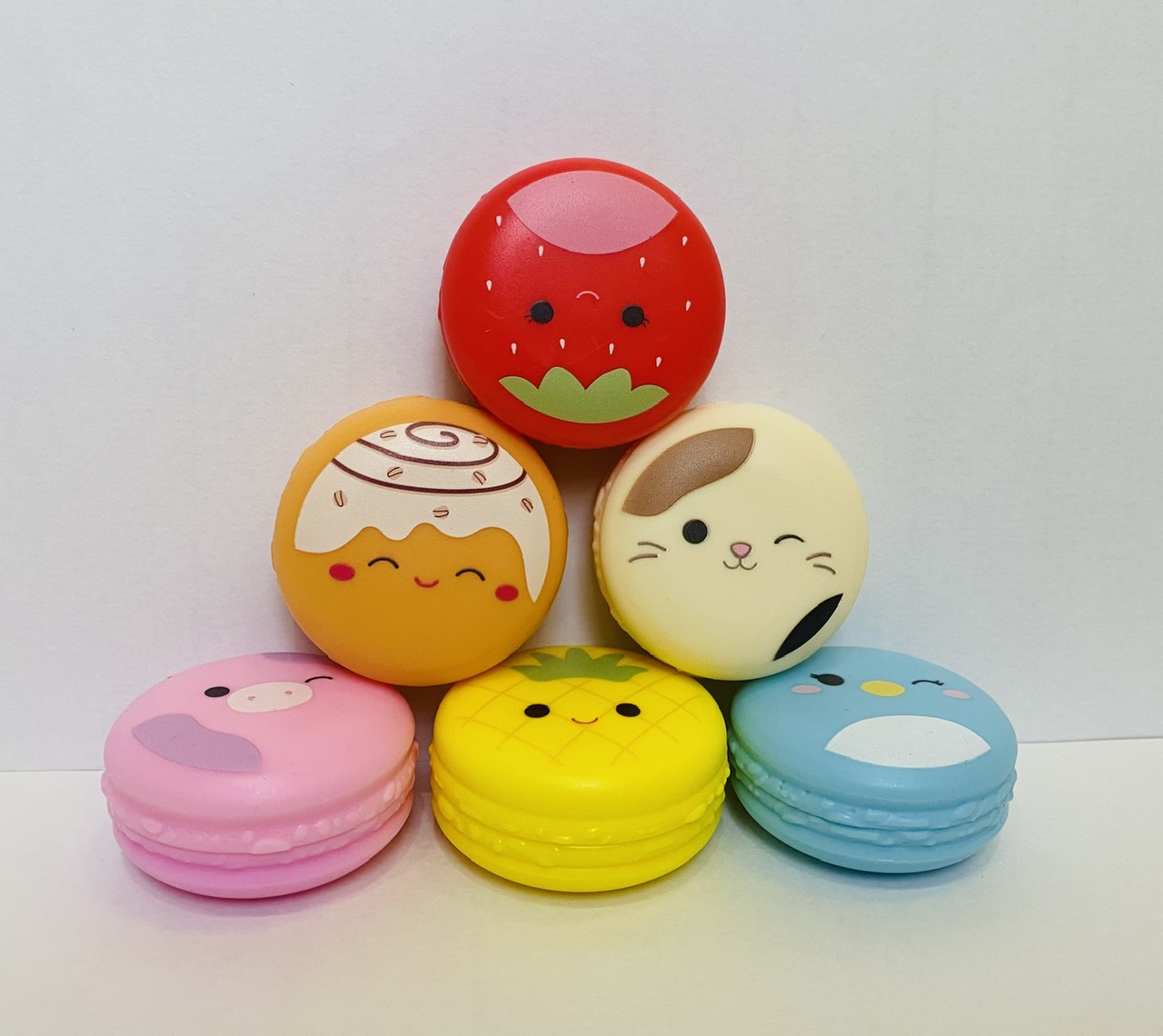 Son dưỡng môi Original Squishmallow Macaron Lip Balms - Hàng Mỹ
