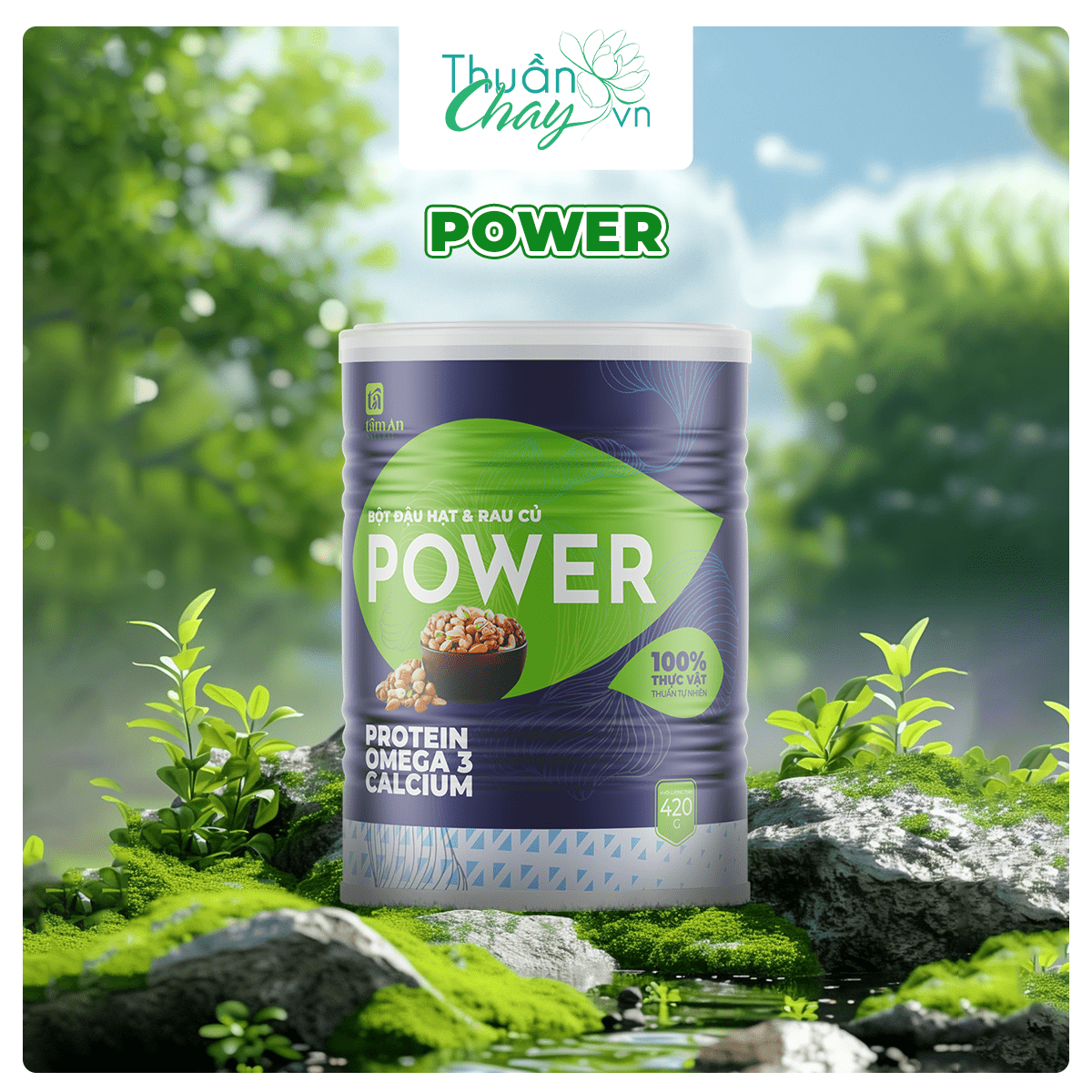 BỘT ĐẬU HẠT VÀ RAU CỦ POWER - 420g