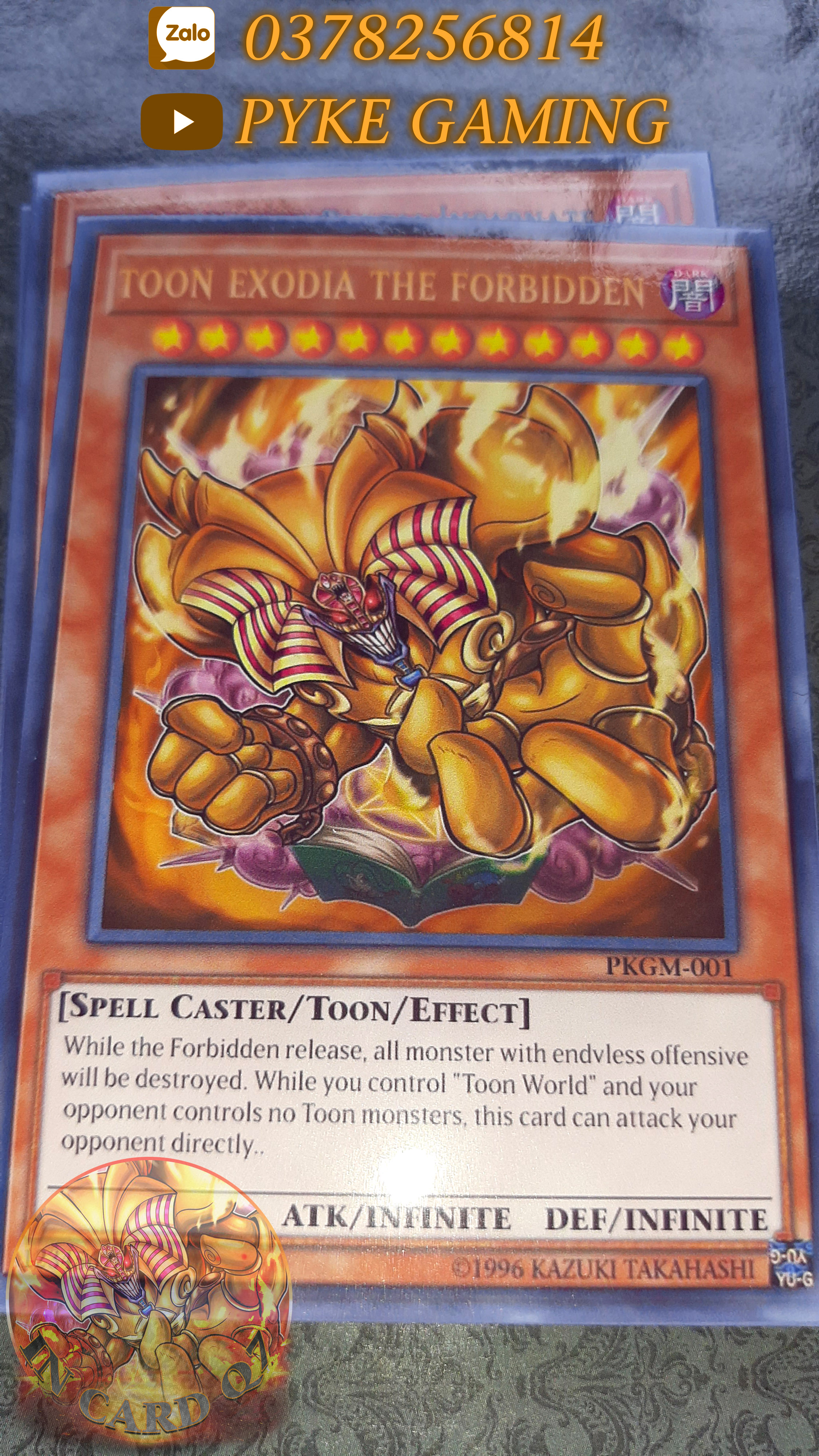 Pack 18 Lá Bài Yugioh  Exodia (Bài in Giấy Bóng Chất Lượng Cao)