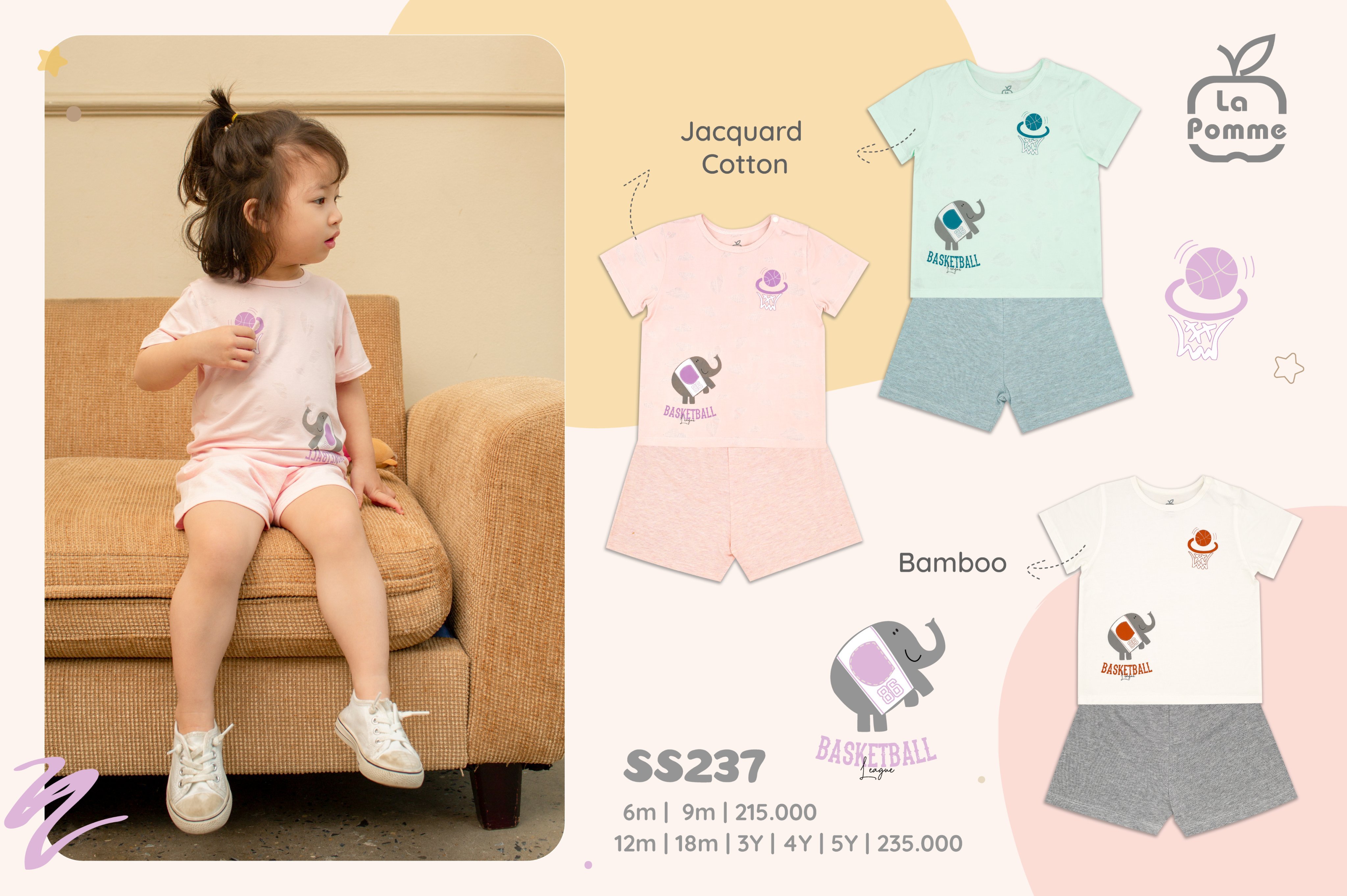 [LA POMME] BỘ CỘC CHÚ CÁ VOI SS237