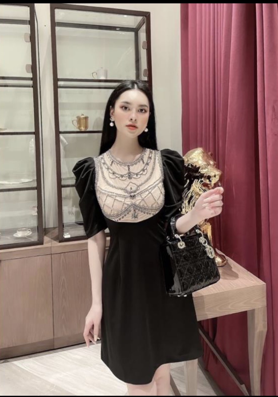VÁY ĐÍNH ĐÁ THỦ CÔNG CAO CẤP