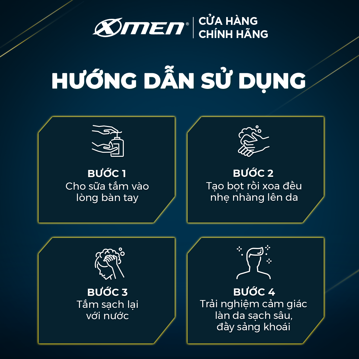 Sữa tắm nước hoa X-Men Fire 380g