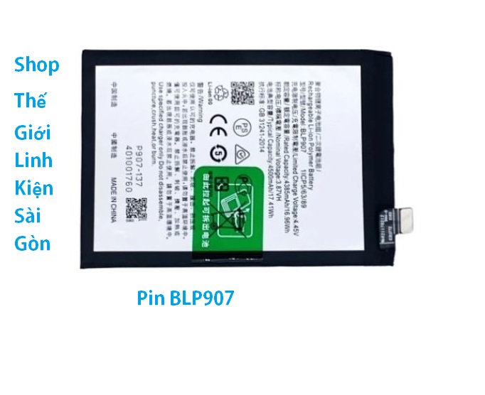 Pin điện thoại oppo reno 8z / reno 7 4g / reno 7z / reno 8 4g blp907