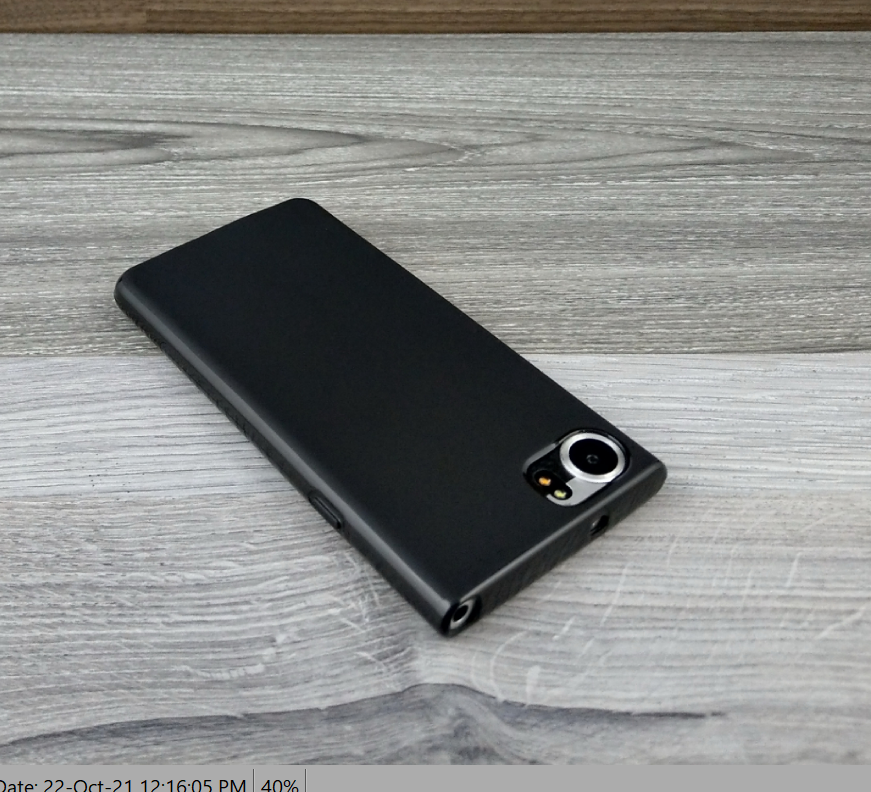Ốp Lưng ionecase Blackberry Keyone Dẻo Màu Đen