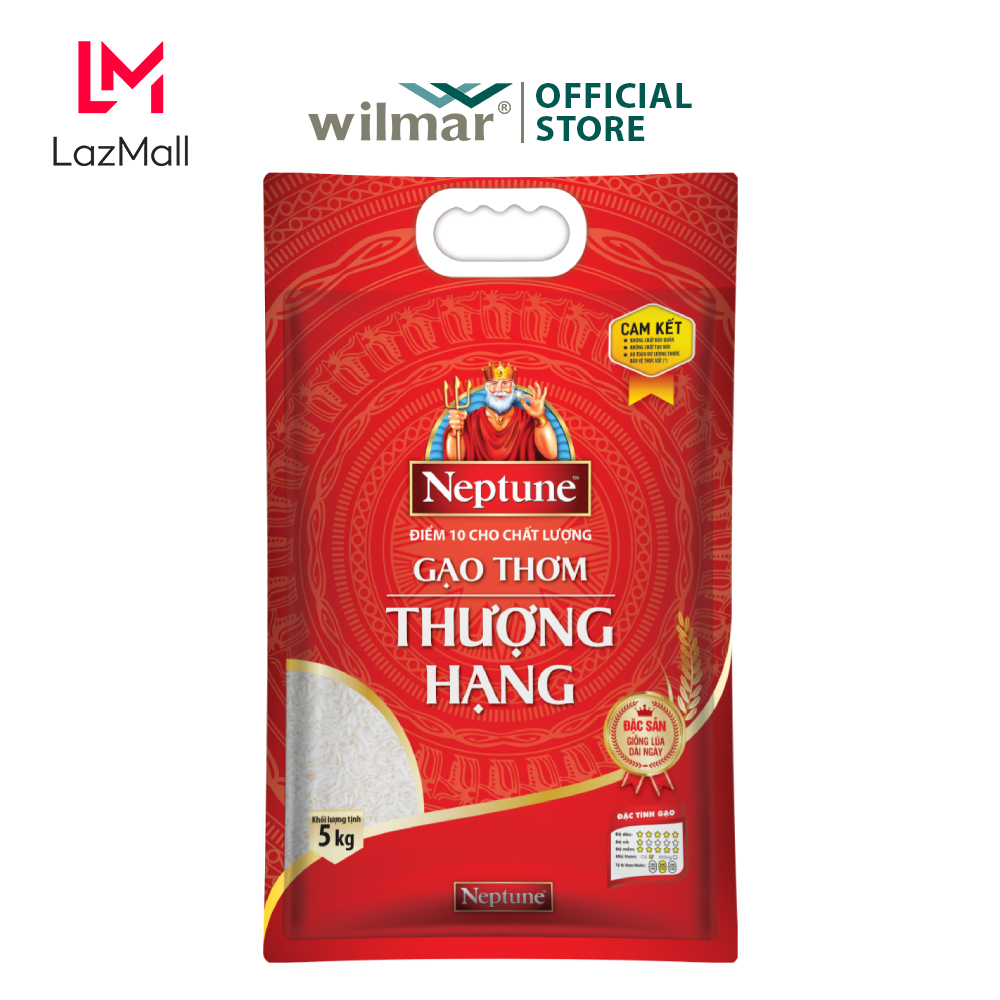 [5KG] Gạo Neptune Thơm Thượng Hạng